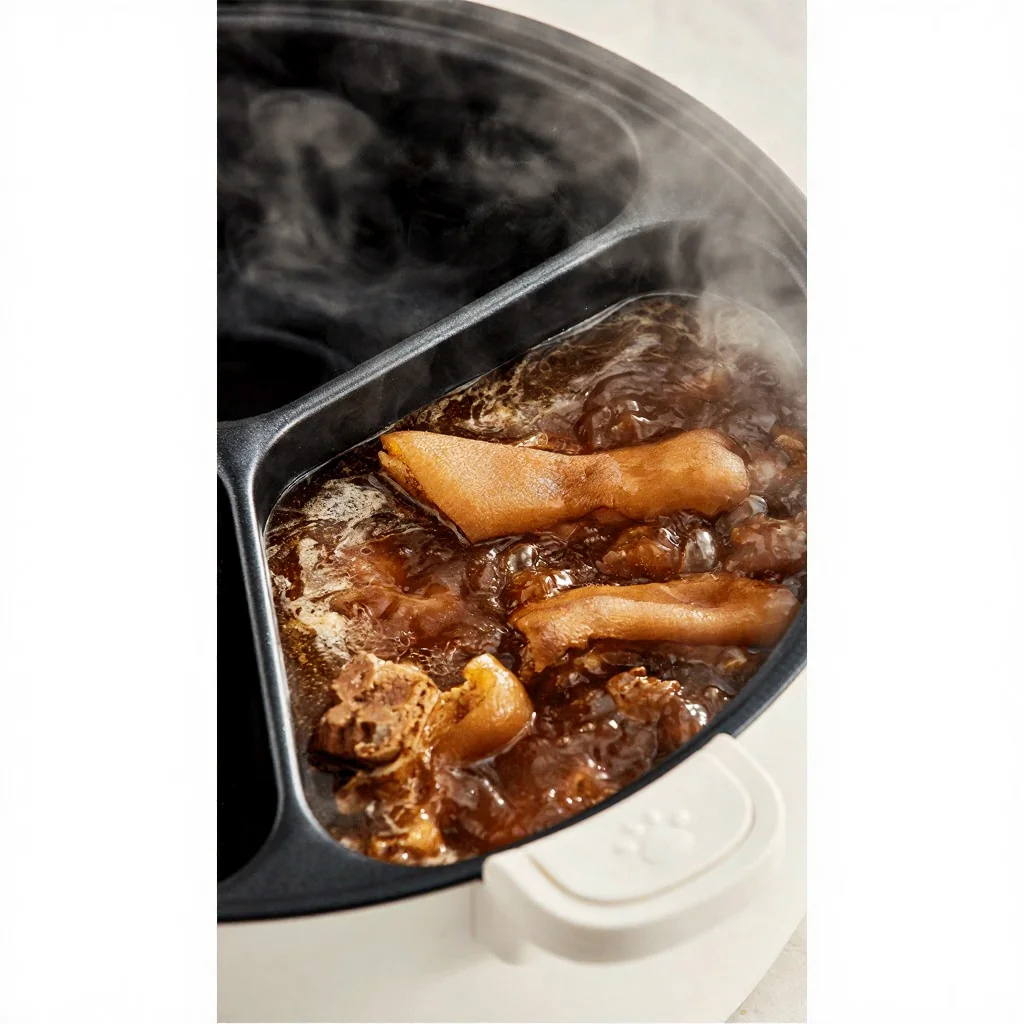 Elektromos hot pot elválasztó betéttel 6L-8L, 220V, 5-6 fő
