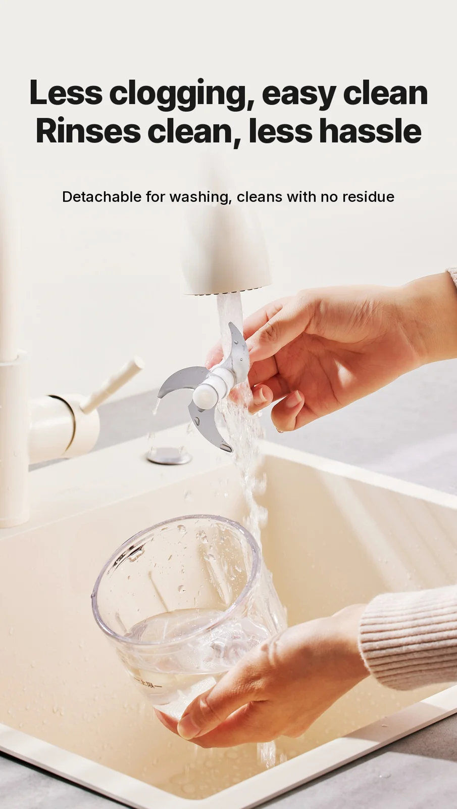 Elektrisk barnmatsberedare glaskopp 300ml 45W