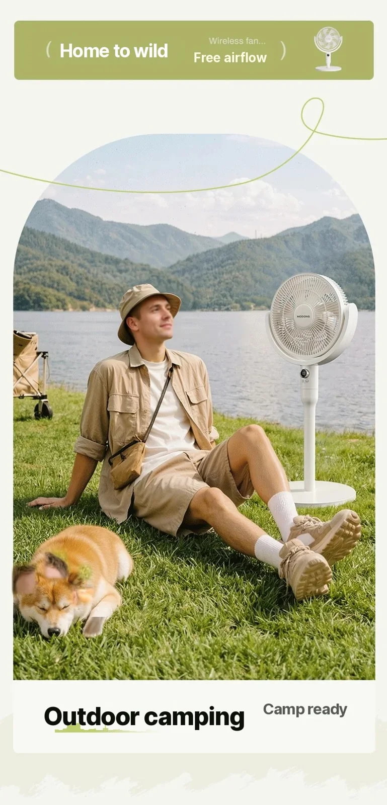 Smart Table Circulation Fan with Voice Control and Oscillation