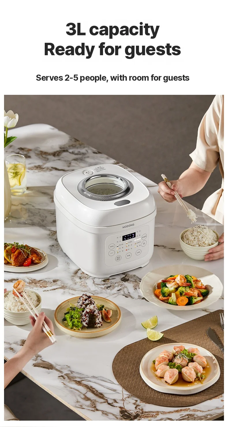 Электрическая рисоварка 3L с керамической чашей, 600W