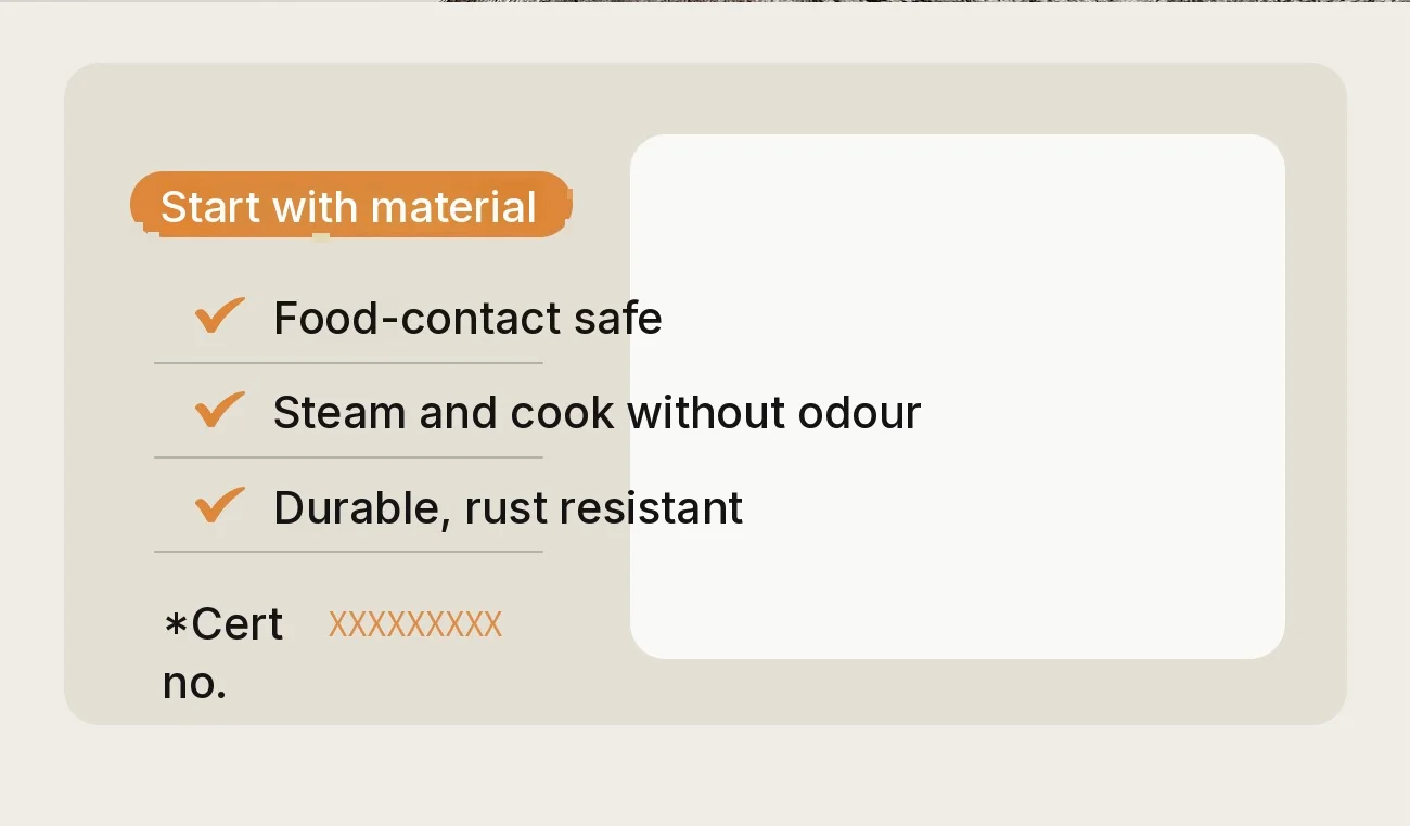Rustfrit stål elektrisk hotpot med damper, 3L, 220V