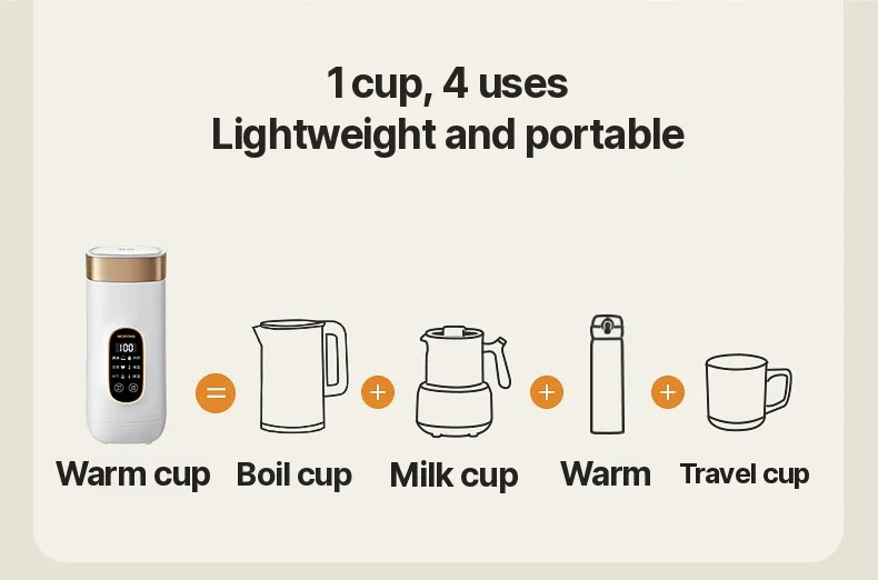 Portable Electric Heating Cup With Keep Warm Function