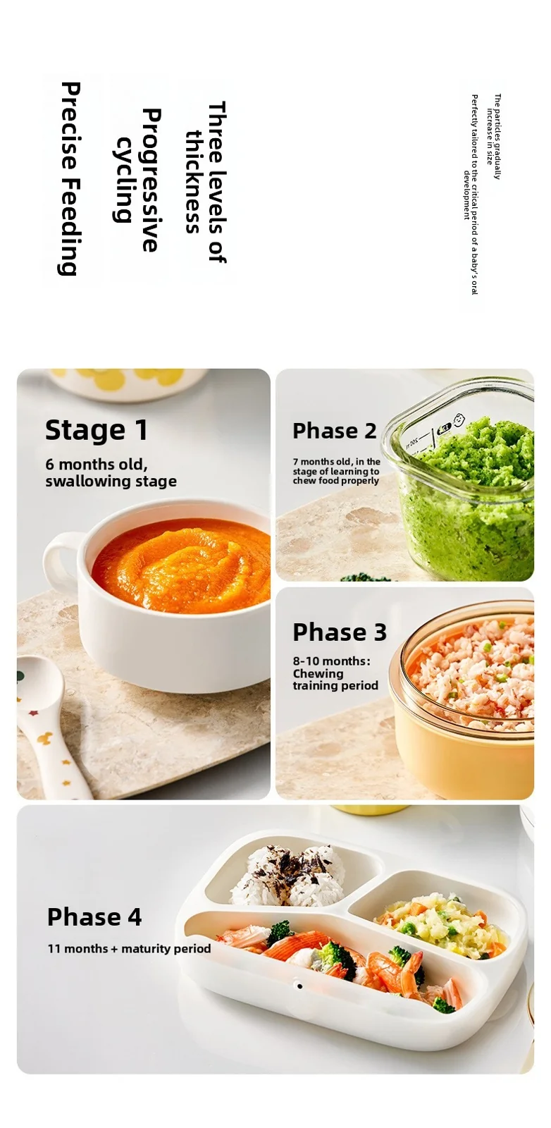Ohřívací mixér na dětskou stravu s napařováním a mletím
