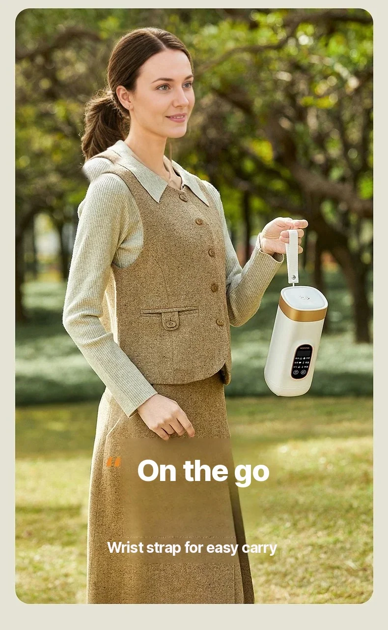 Tasse chauffante électrique portable avec fonction maintien au chaud