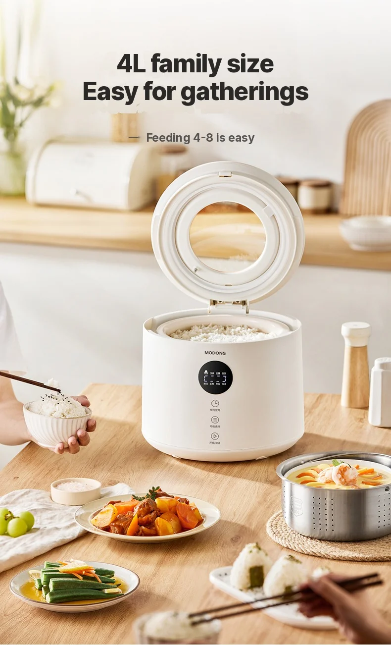 4L smart elektrisk riskoker med suppe-separasjon