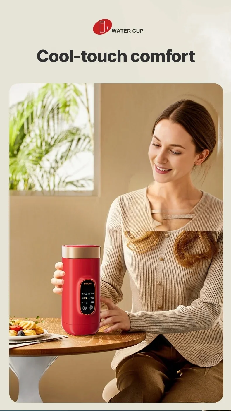 Přenosný elektrický ohřívací hrnek na vodu 650ml 304 vložka 220V