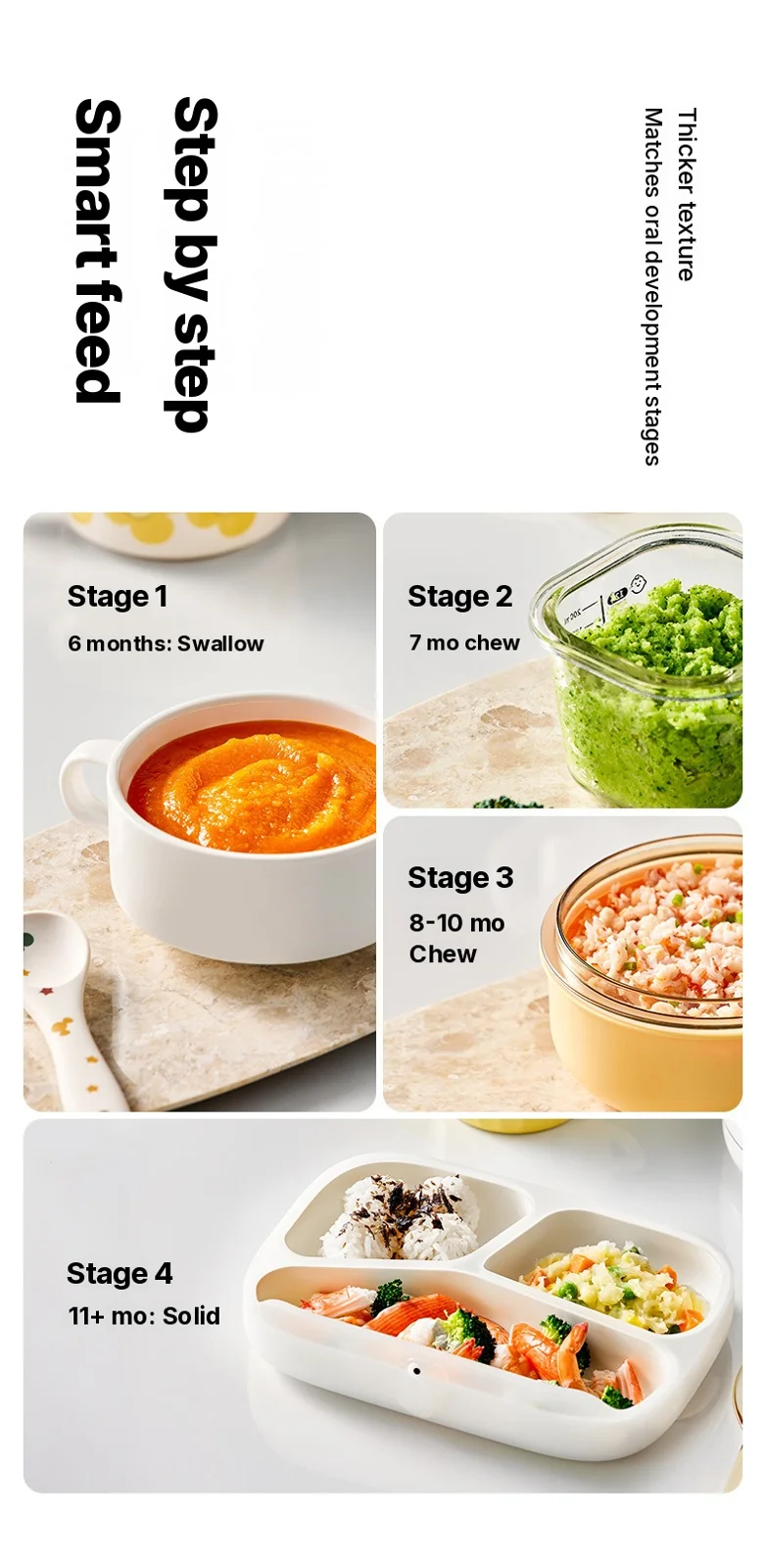 Baby Food Maker Heating Blender With Steaming And Grinding