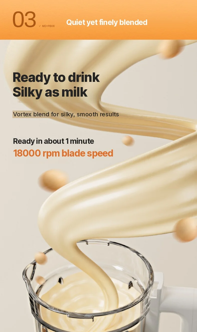 Heated Blender for Soup, Juice, Baby Food, Soy Milk