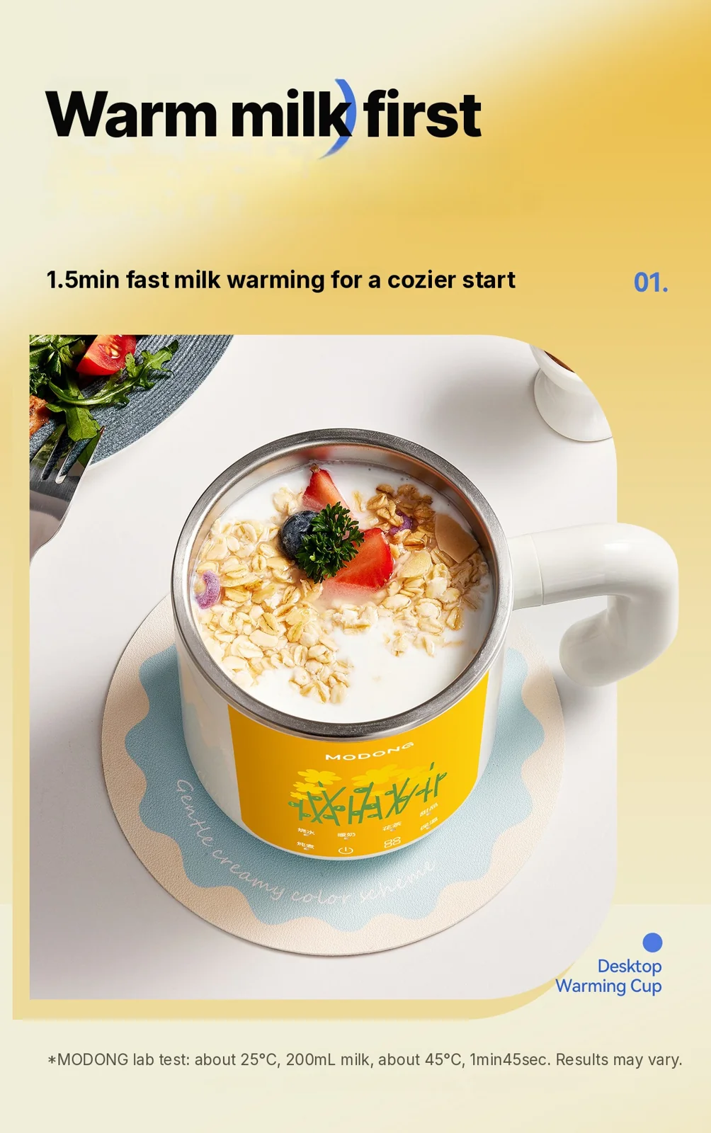 Vaso de guiso eléctrico portátil para gachas, 300W, <1L
