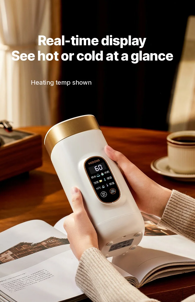 Portable Electric Heating Cup 650ml with 304 or 316 Liner