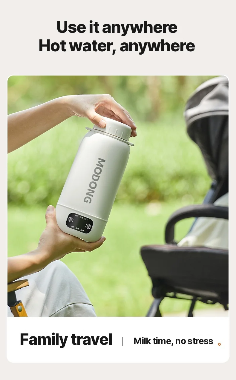 Bollitore elettrico da viaggio portatile 1L in acciaio inossidabile 304 o 316