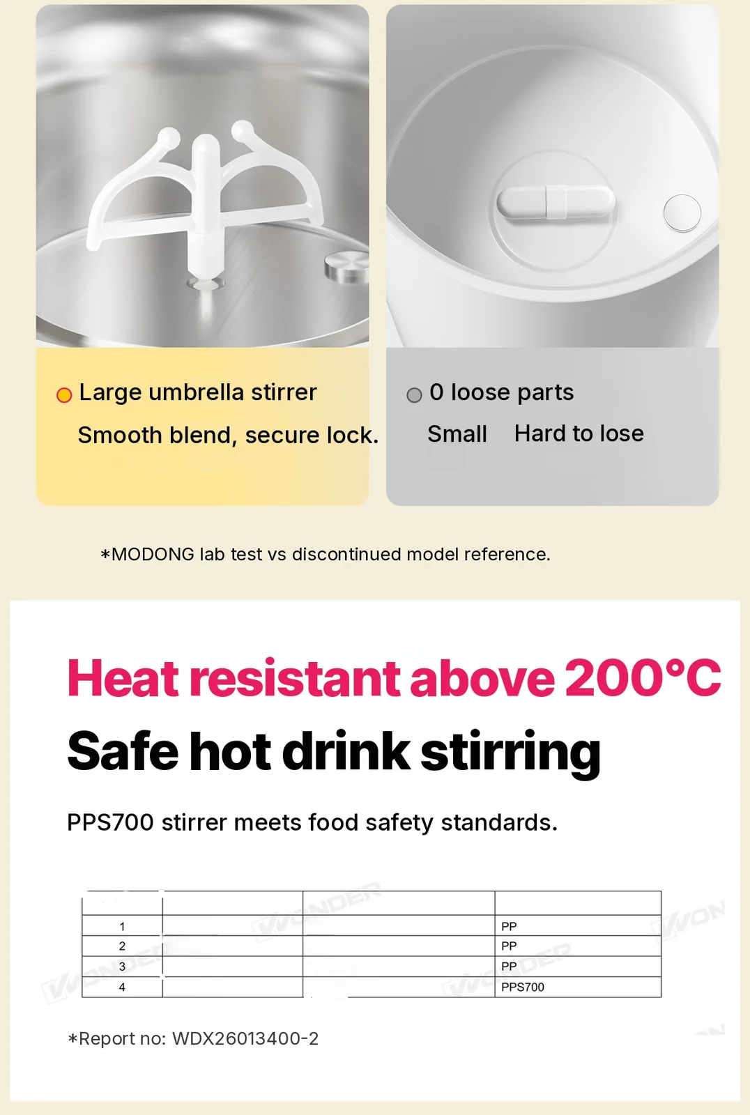 Electric Heating Cup With Stirring Function, 220V Portable