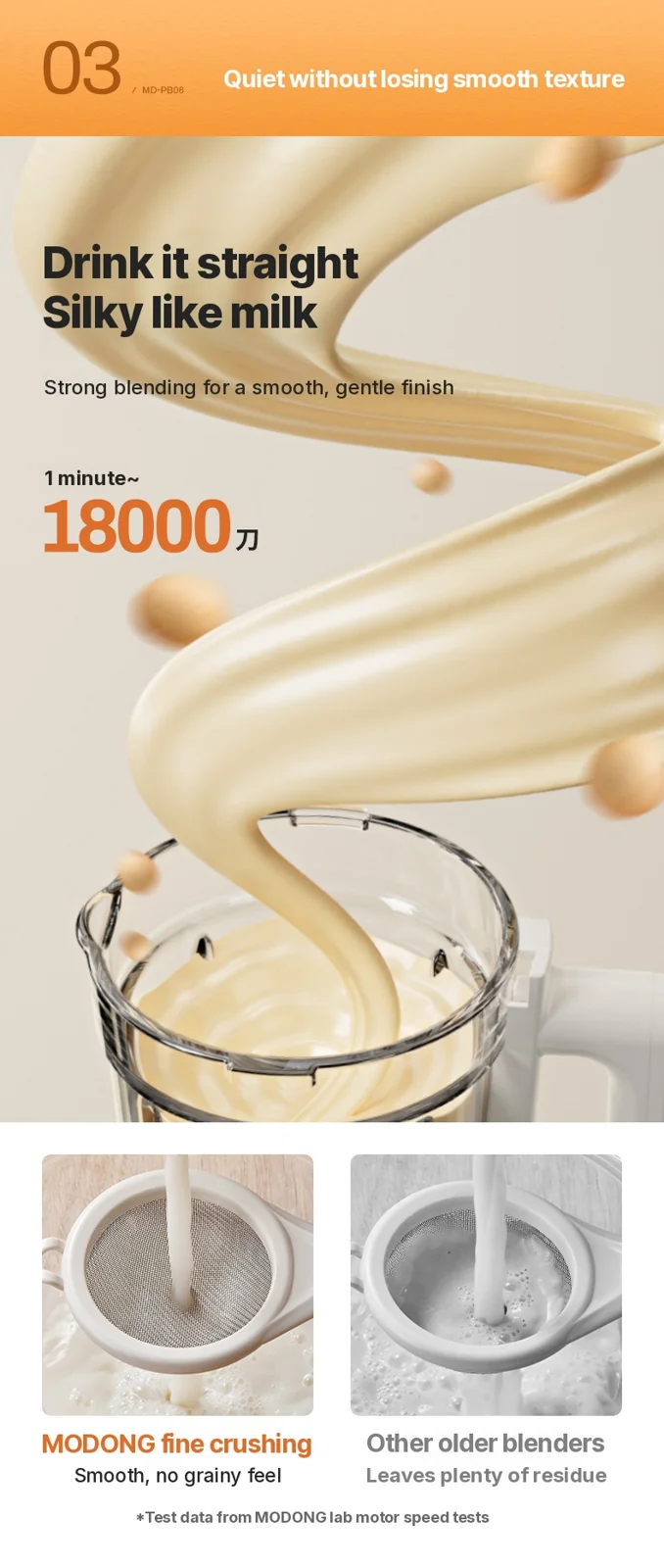 Grelni blender z dvojnimi posodami in samodejnim ohranjanjem toplote