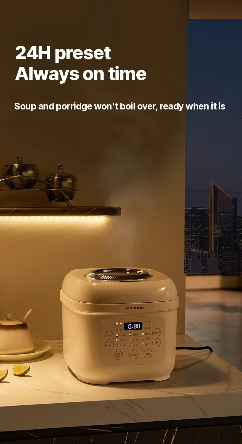 3L Electric Rice Cooker With Keep Warm and Timer