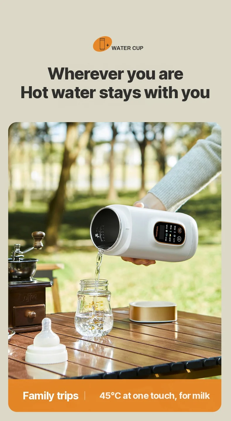 Portable Electric Heating Cup 650ml with 304 or 316 Liner