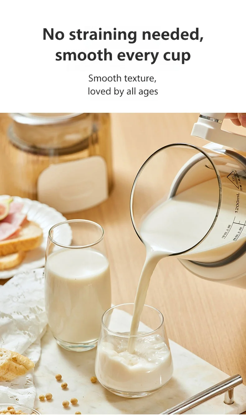 1,2L opvarmningsblender med touch-styring, glaskrop
