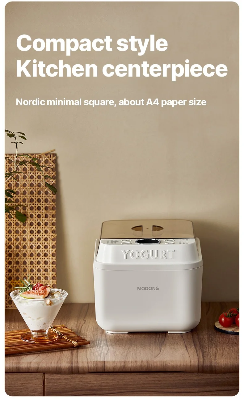 Iogurteira e Fermentadora Automática, 500-1000ml, 220V