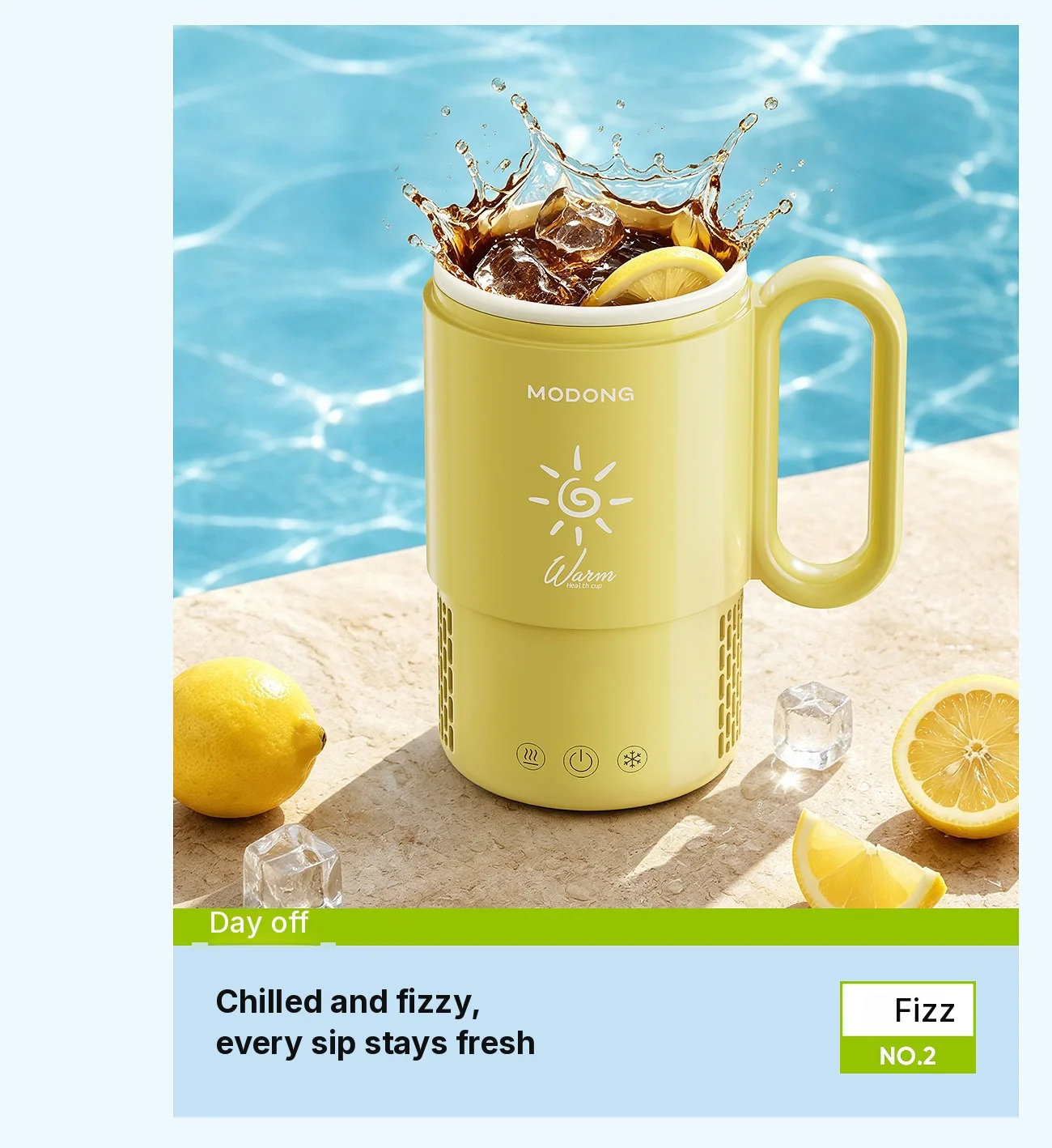 Mini jahutus- ja kuumutustass 450mL 36W puutetundliku juhtimisega