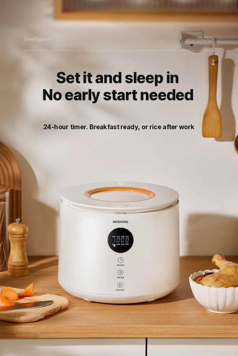 4L smart elektrisk riskoker med suppe-separasjon