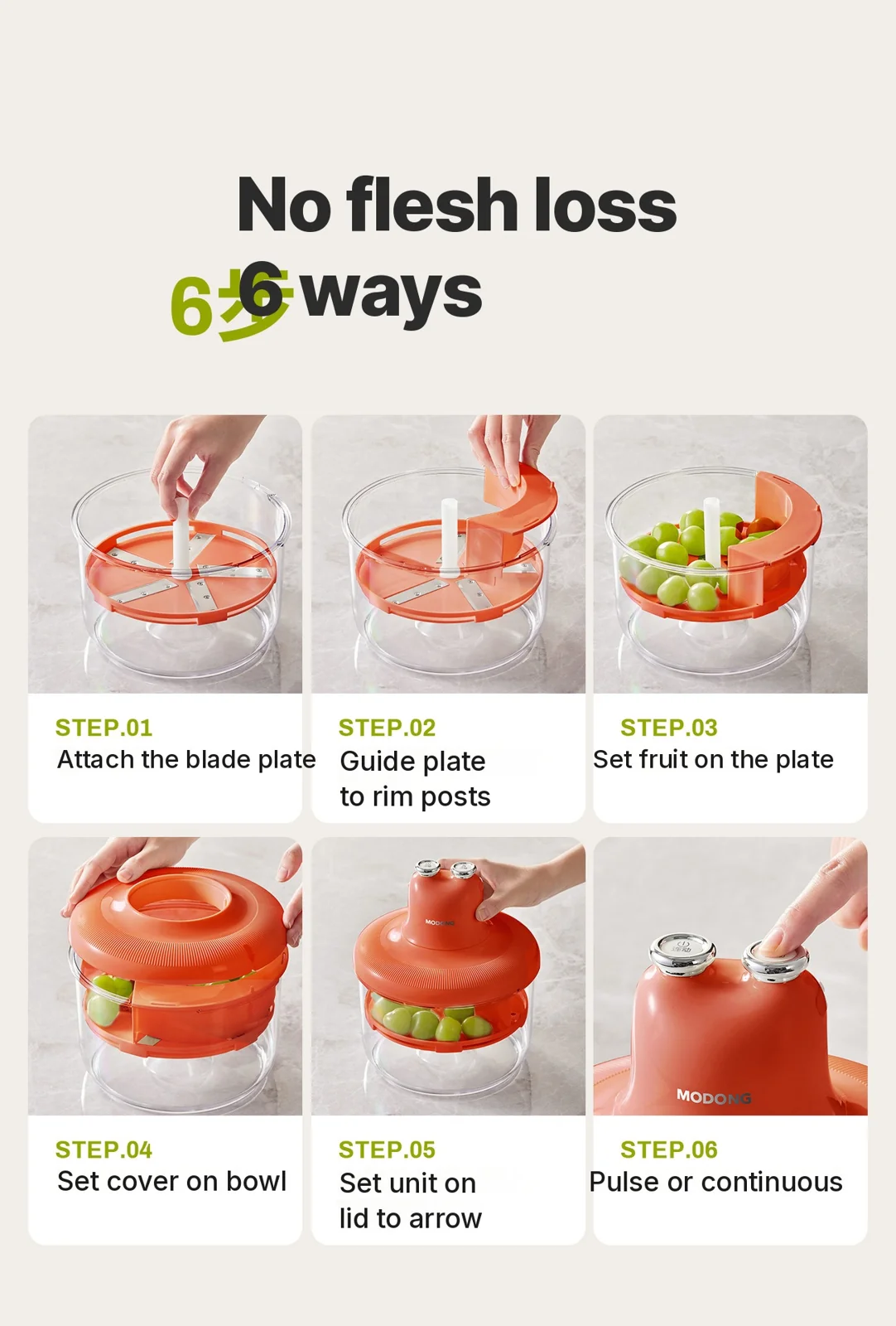 Épluche-fruits automatique et retire-peau d’ail