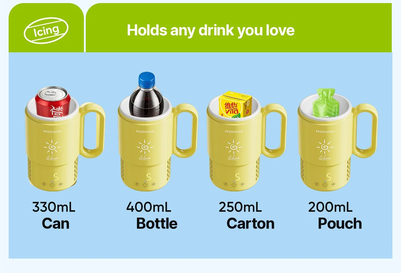 Mini Cooling And Heating Cup 450mL 36W Touch Control
