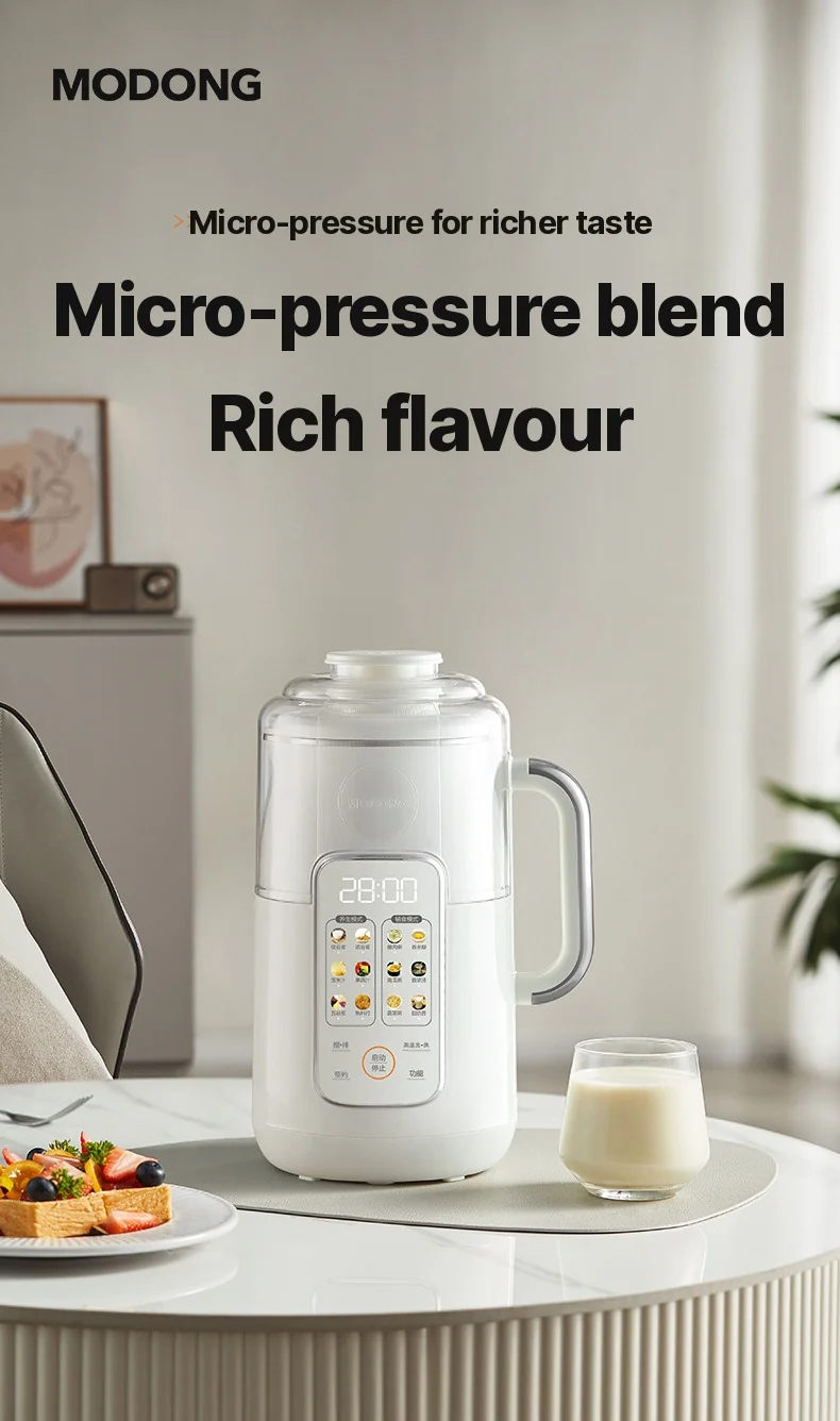 Heating Blender With 1.2L Capacity, Touch Control, Stainless Steel