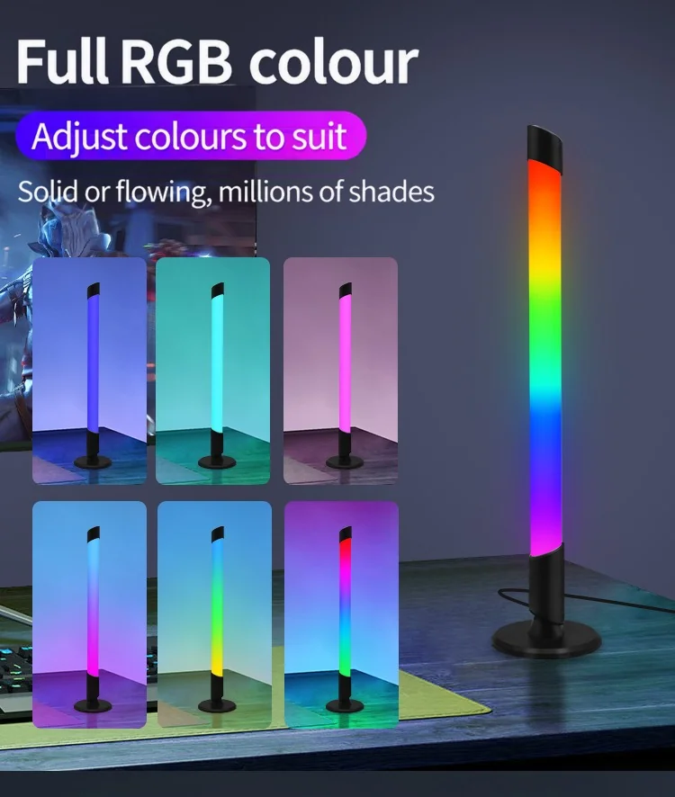 ไฟบรรยากาศ RGB เชื่อมต่อเพลงผ่าน USB สำหรับโต๊ะเกมมิ่ง