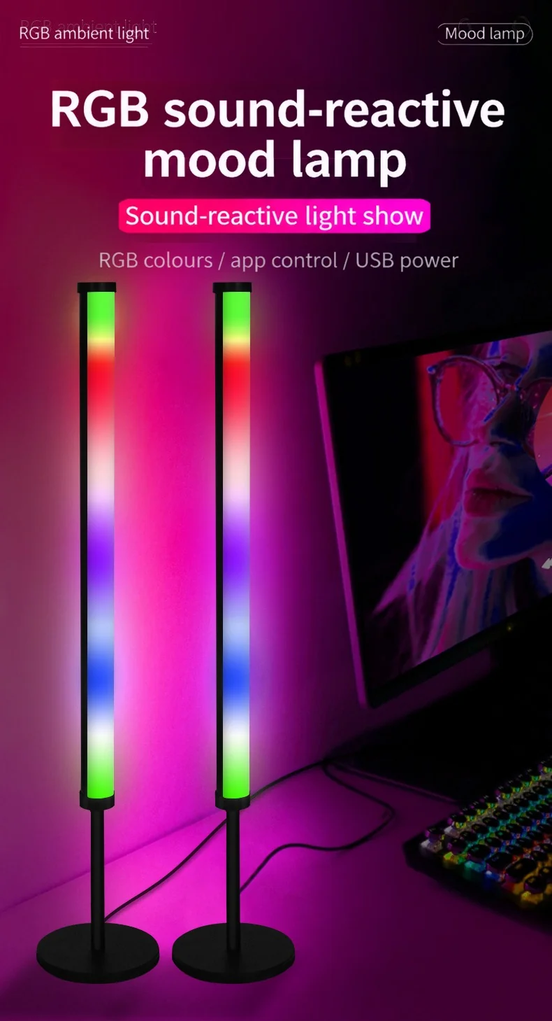 RGB LED lauavalgusti muusika sünkroonimise ja rakenduse juhtimisega