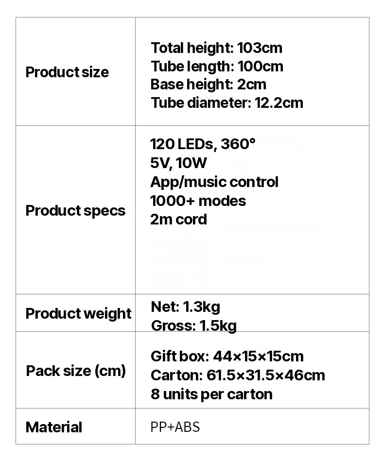 RGB LED põrandalamp täheefektiga ja puldiga