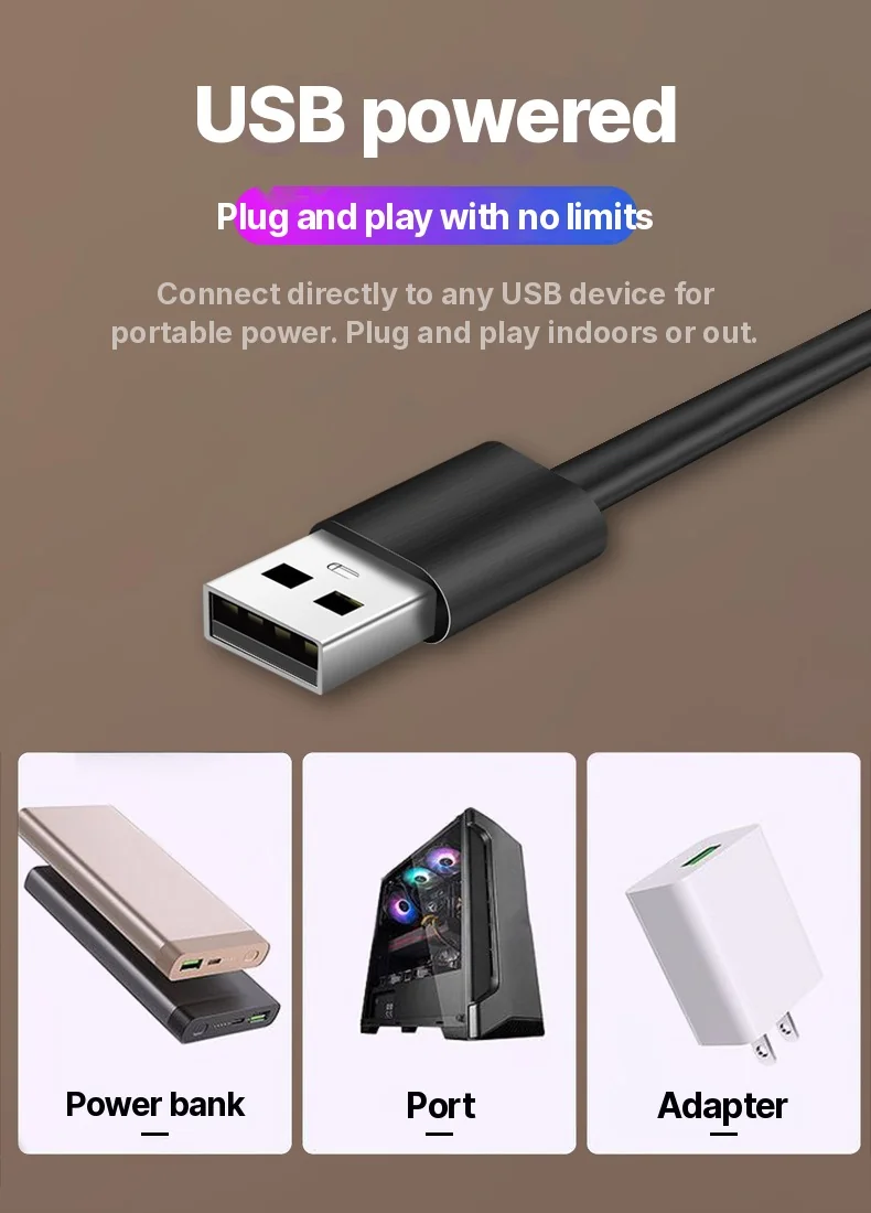 RGB LED atmosférické nočné svetlo so synchronizáciou hudby