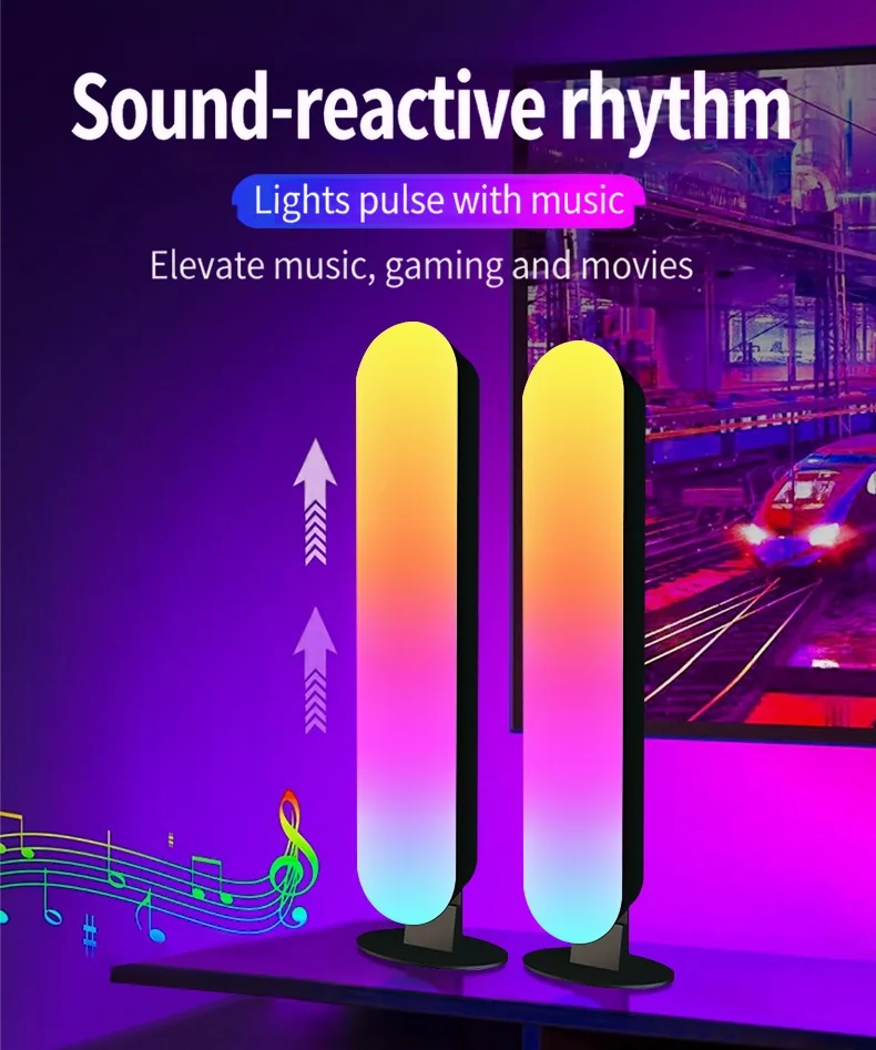 RGB LED ambientna svetloba z Bluetooth sinhronizacijo glasbe in upravljanjem prek aplikacije