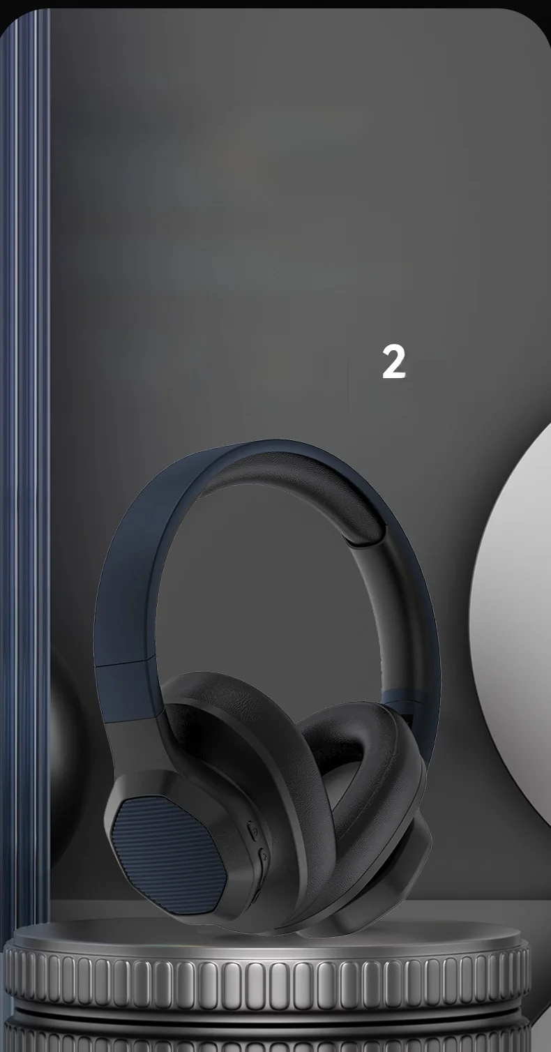 Over-Ear Bluetooth Headphones with FM Radio and TF Card Slot
