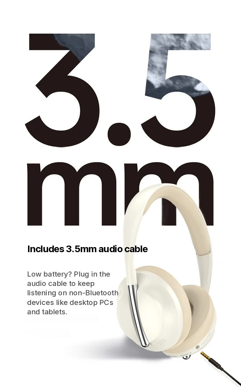 Over-Ear Wireless Headphones with FM Radio and TF Card Slot