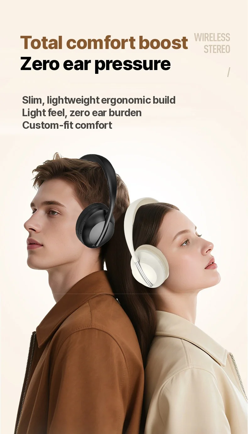 Over-ear draadloze hoofdtelefoon met TF-kaartsleuf en AUX-ingang