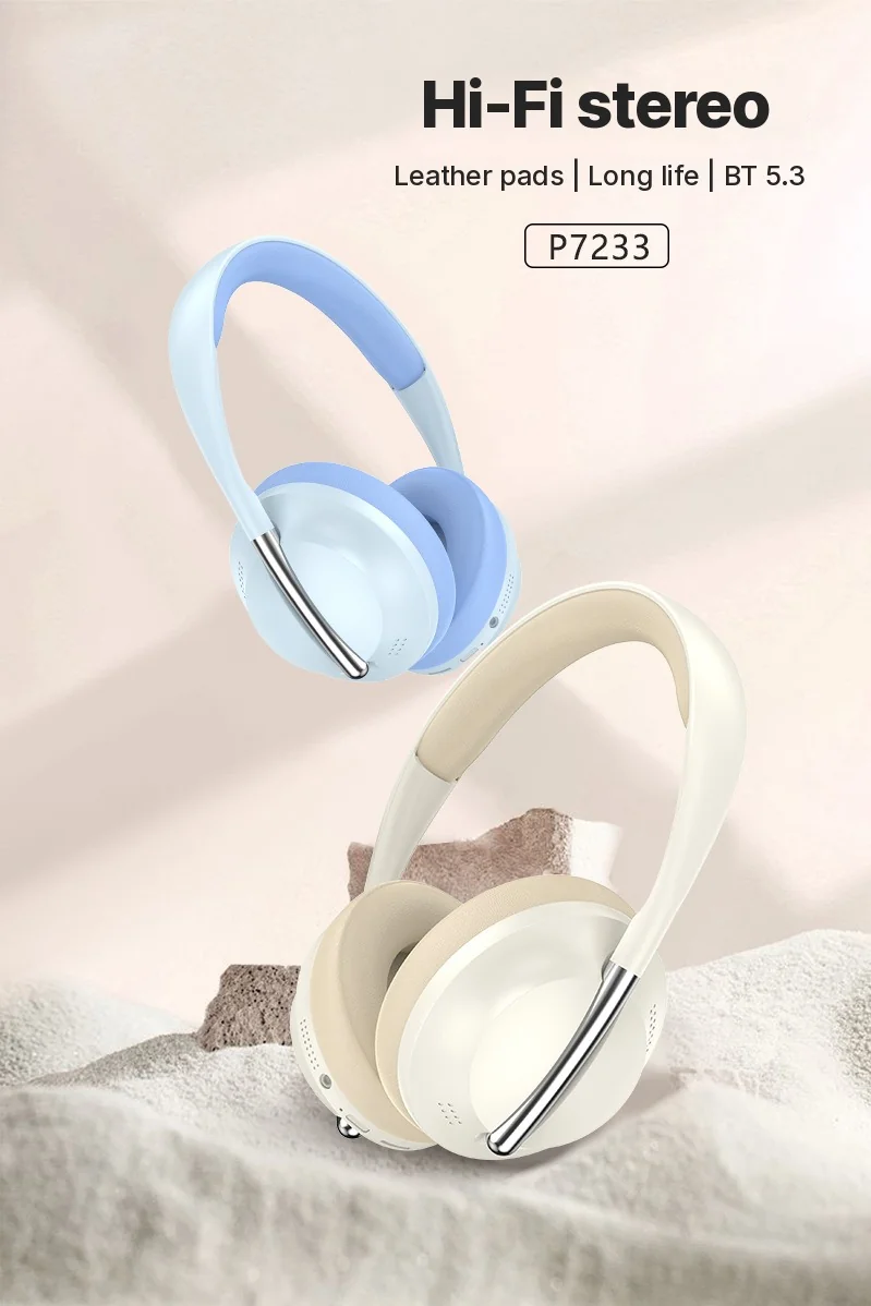 Over-Ear Wireless Headphones with FM Radio and TF Card Slot