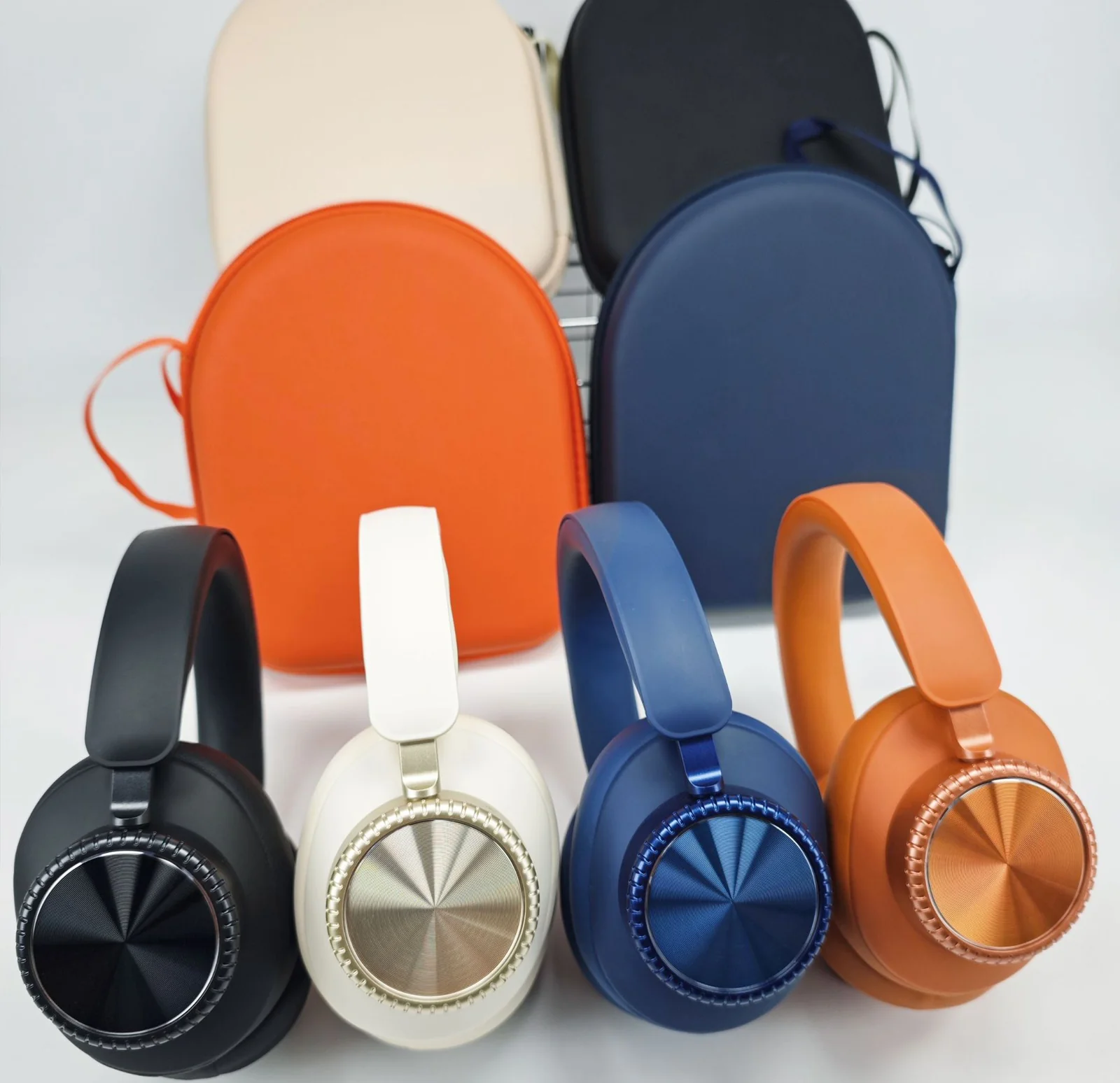 Over-Ear Wireless Bluetooth Headphones with Noise Cancelling and Case