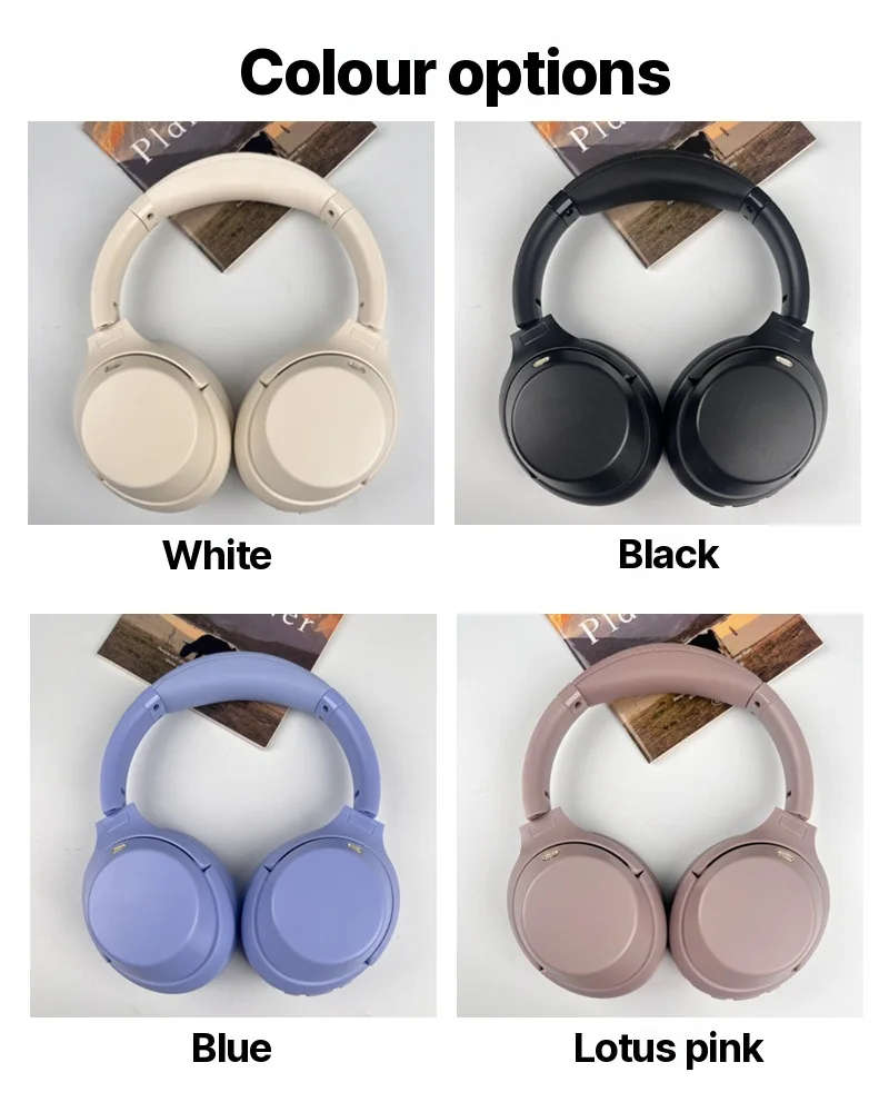 Cuffie Wireless Bluetooth Over-Ear con Cancellazione Attiva del Rumore