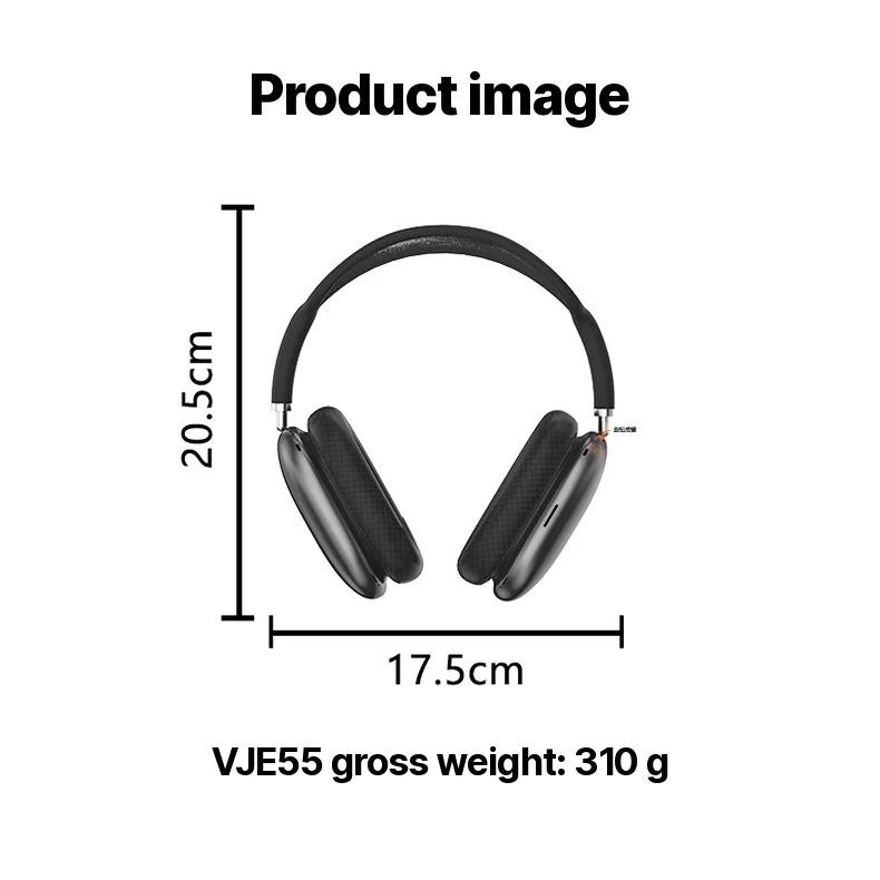 Bluetooth 5.4 on-ear-hörlurar med vridratt och FM-radio