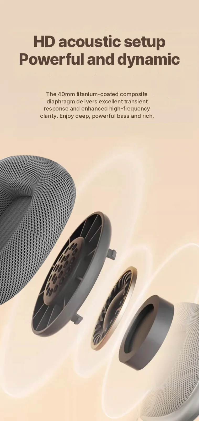 Wireless Over-Ear Headphones with FM Radio and TF Card Slot