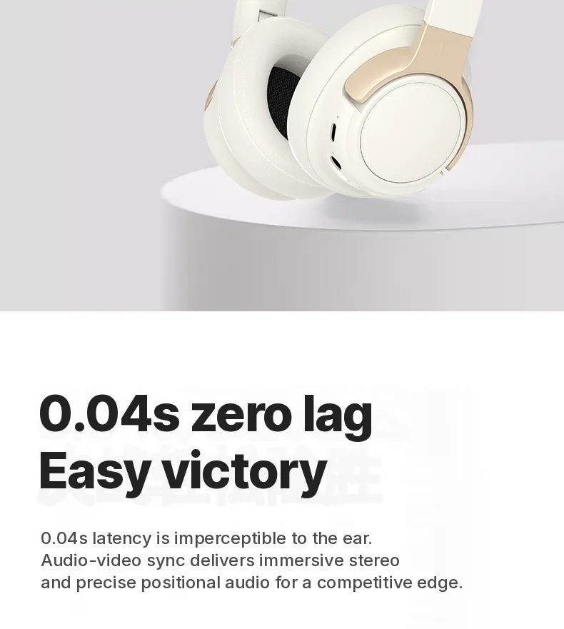 Active Noise Cancelling Over-Ear Bluetooth Headphones Wireless