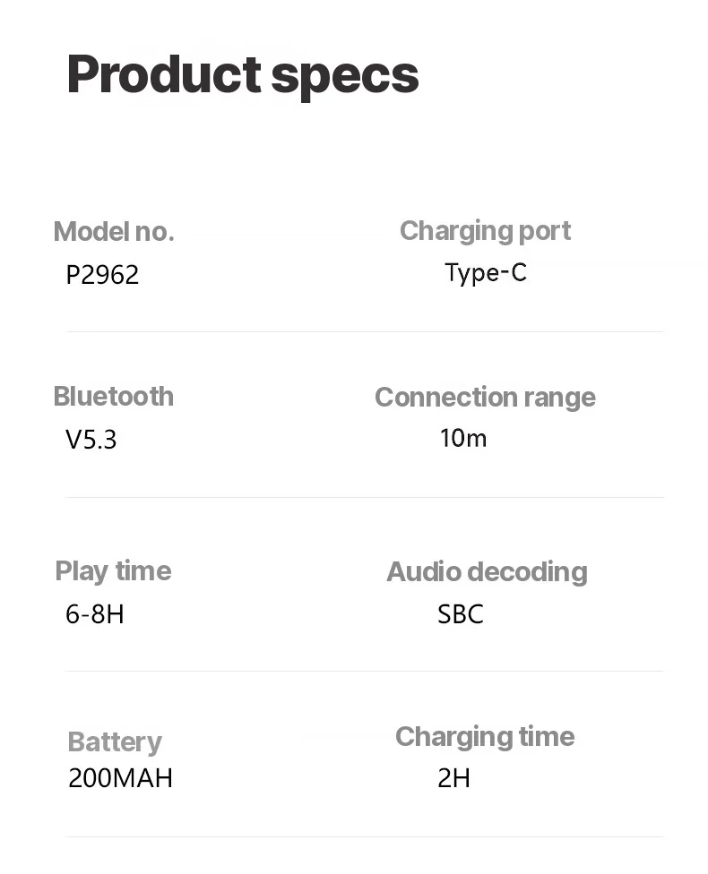 Fon Telinga Tanpa Wayar Bluetooth Over-Ear Bateri Tahan Lama untuk Gaming