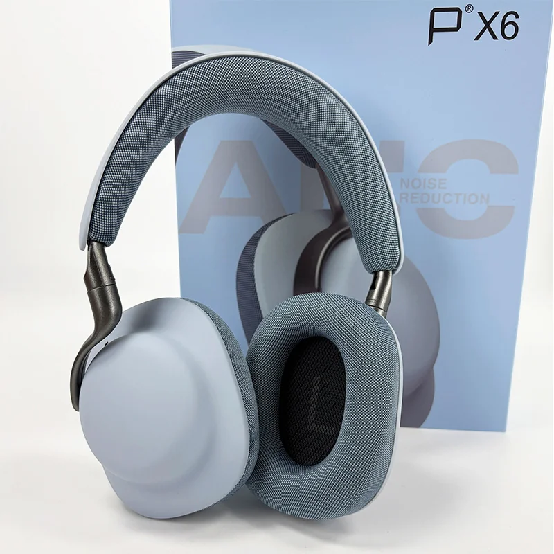 Wireless Over-Ear Headphones with Active Noise Cancelling and Magnetic Earcups