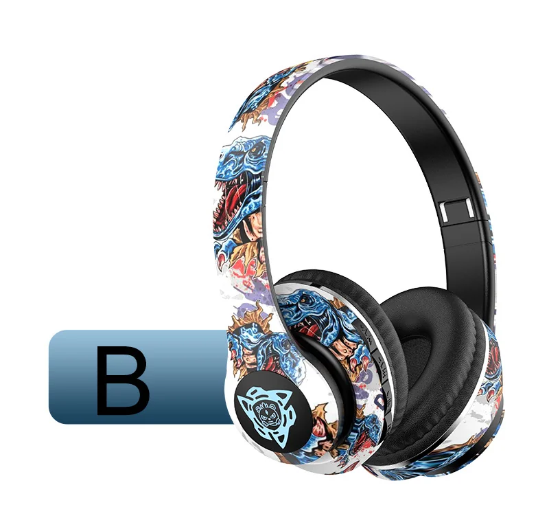 Fone de Ouvido Bluetooth Dobrável Over-Ear com Design Grafite