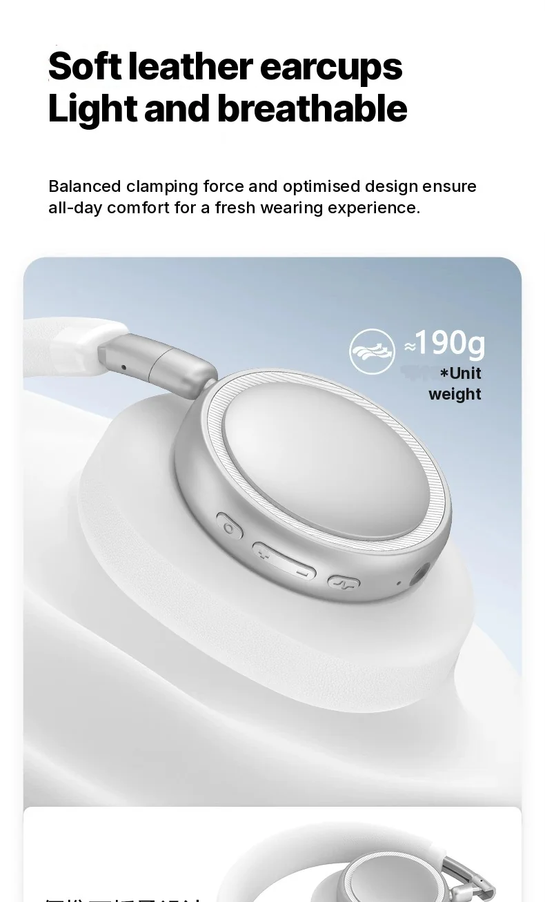 Bezdrôtové Bluetooth slúchadlá s hlbokými basmi a nabíjaním Type-C