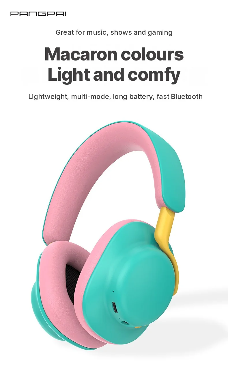 Over-Ear Wireless Bluetooth Headphones with FM Radio and AUX