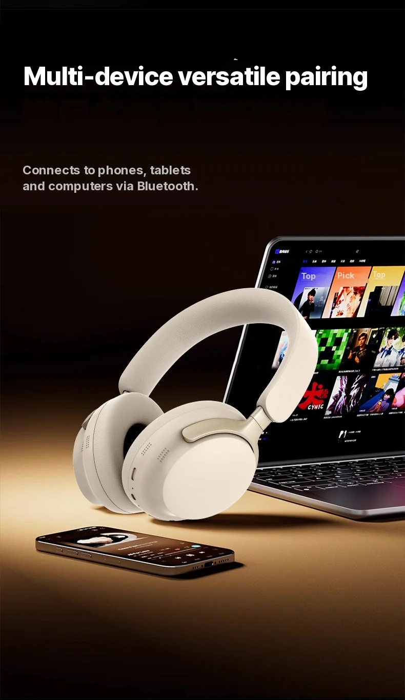 Bezvadu Bluetooth aizausu austiņas ar Type-C uzlādi un stereo skaņu