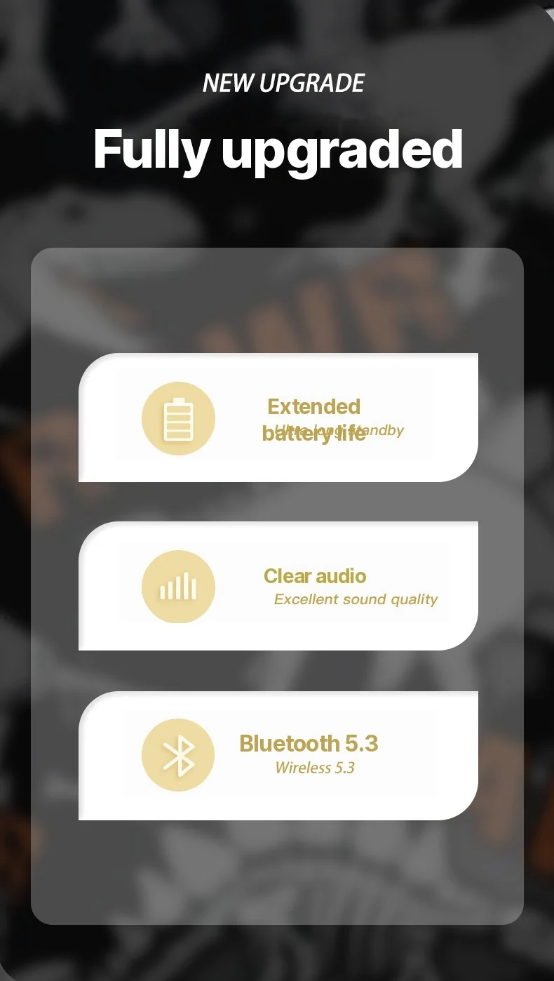 Over-Ear Bluetooth Headphones with FM Radio and LED Lights