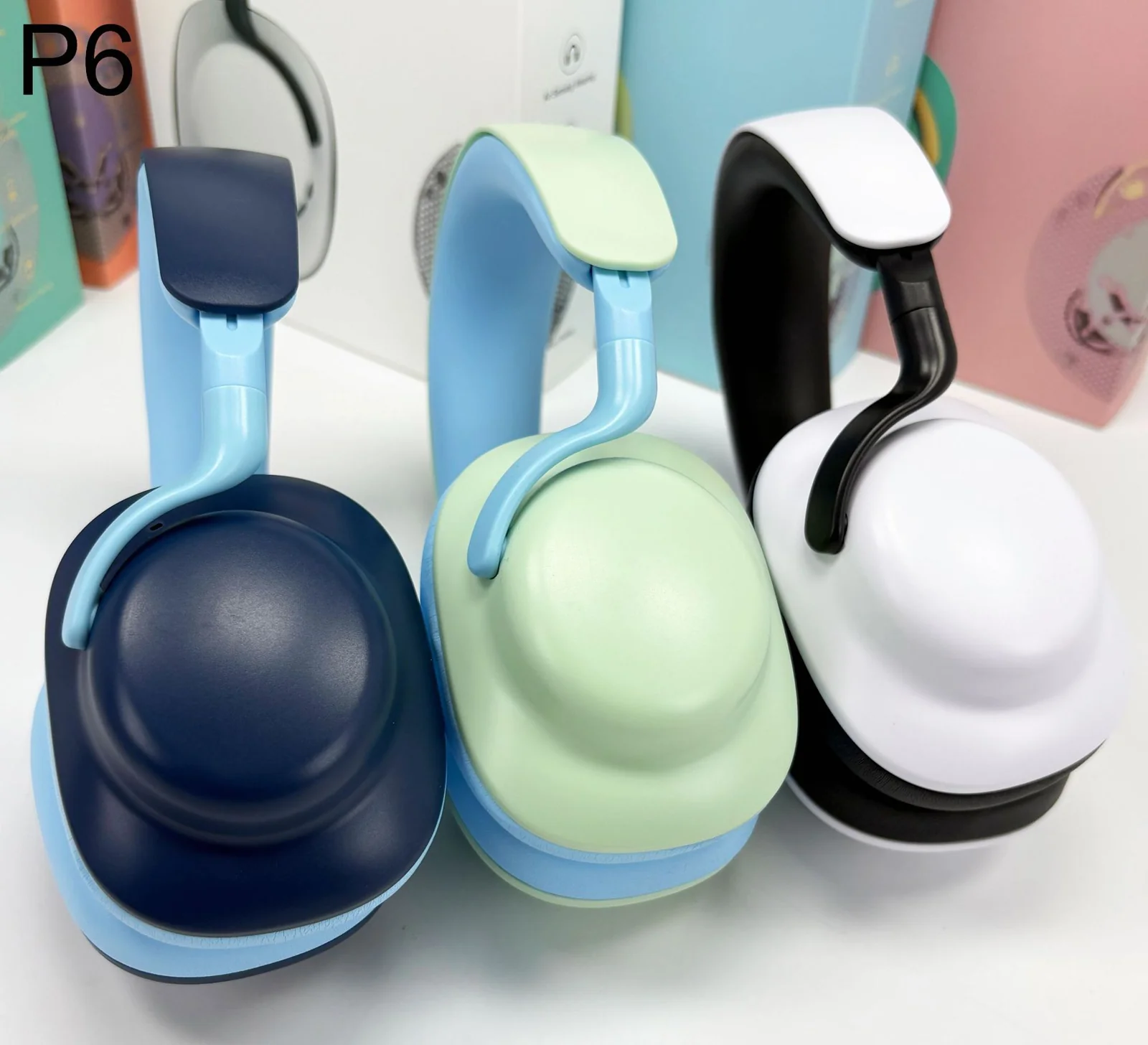 Over-Ear Wireless Bluetooth Headphones with FM Radio and Type-C Charging