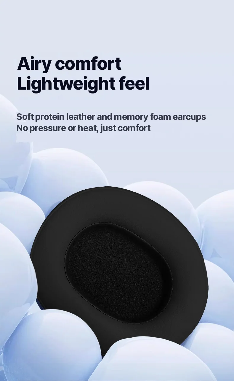 Wireless Over-Ear Headphones with Noise Cancelling and Long Battery Life