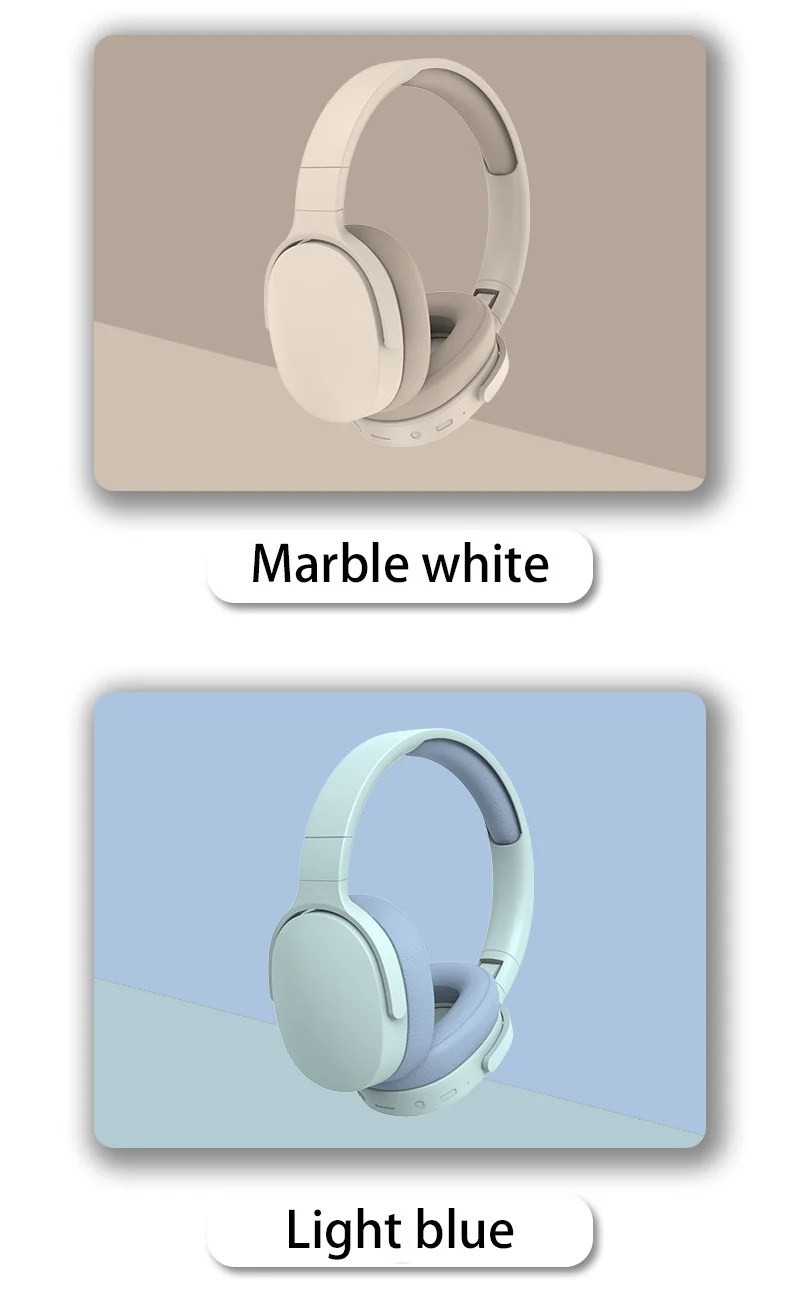 Wireless Bluetooth 5.4 Over-Ear Headphones with FM Radio and Bass